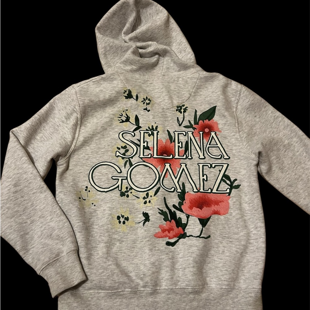 Selena Gomez Floral Hoodie